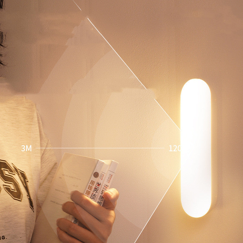 Fully Automatic Unplugged Bedside Night Light For Dormitory