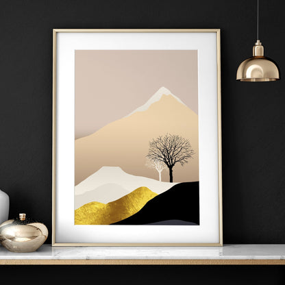 Wall art Scandinavian for office | set of 3 framed wall art