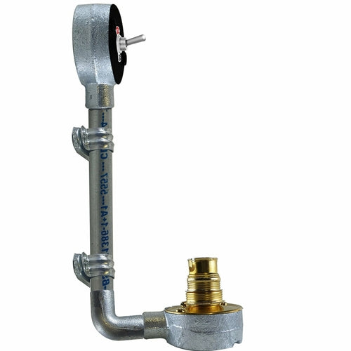 Modern Industrial Vintage Retro Galvanized conduit Wall Light B22 Lamp