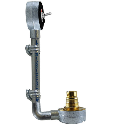 Modern Industrial Vintage Retro Galvanized conduit Wall Light B22 Lamp