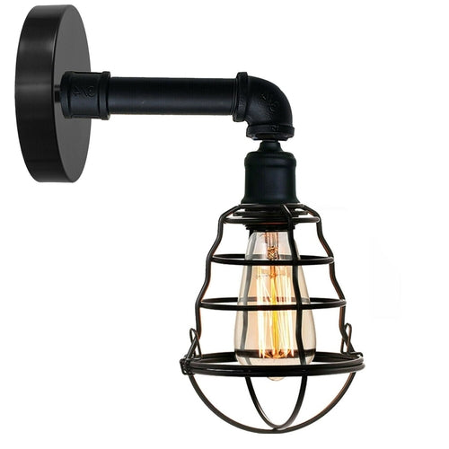 Modern Retro industrial Water pipe Wall light vintage indoor fixture