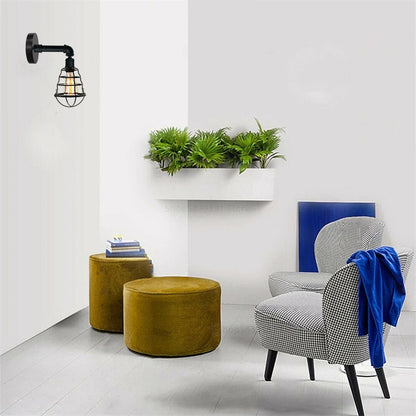 Modern Retro industrial Water pipe Wall light vintage indoor fixture