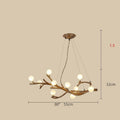 Zen Tree Branch Pendant Chandelier Wabi Sabi