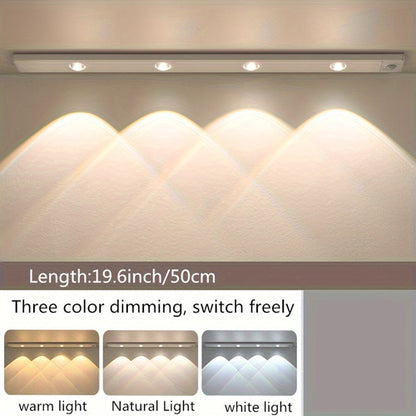 Smart MotionSensing LED Light USB Rechargeable Dimmable Wireless