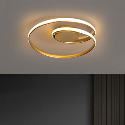 Aluminum Line Bedroom Light Simple Modern Living Room Ceiling Lamp