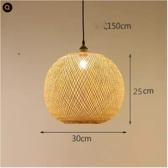 Zen Pastoral Pendant Light Minimal Tea Room