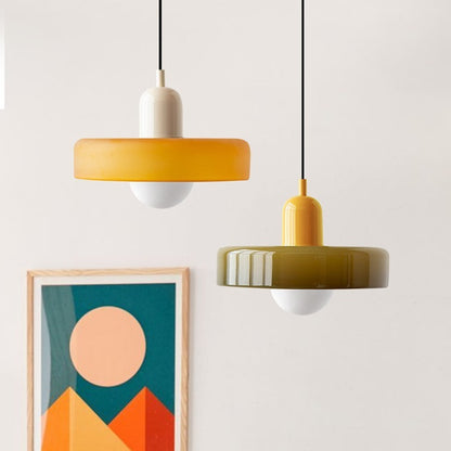 Retro Simple Restaurant Chandelier Creative Glass Bedside Lamp