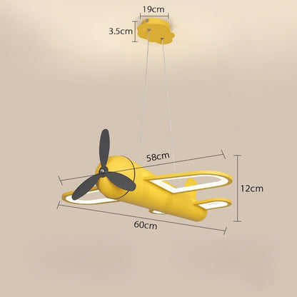Children's Cartoon Lamp Ceiling Plane Bedroom Chandelier