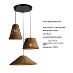 Wabi Sabi Bamboo Rattan Pendant Light