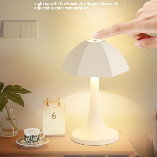 Small Umbrella Ambience Light Dimmable Charging Decorative Table Lamp