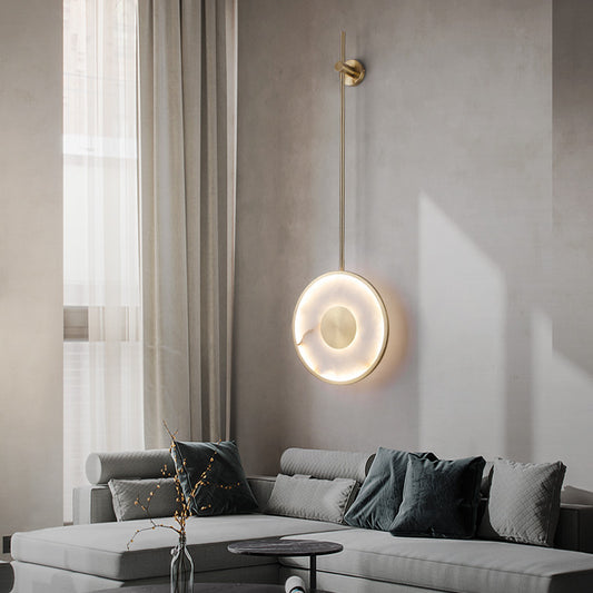 Nordic Wall Sconce with Adjustable Color Light
