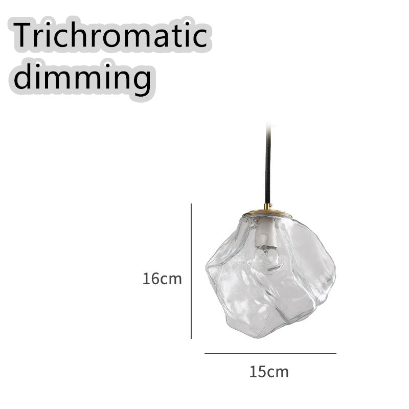 Minimalist Art Ice Cube Restaurant Chandelier Personality Creative