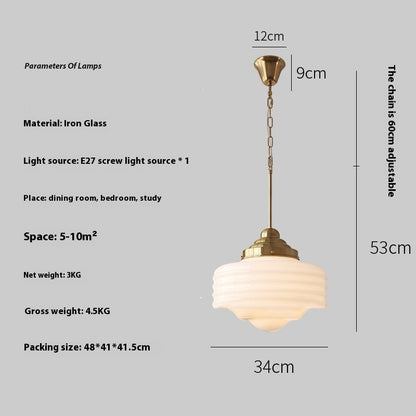 Dining Table Chandelier Retro Restaurant Bar B & B