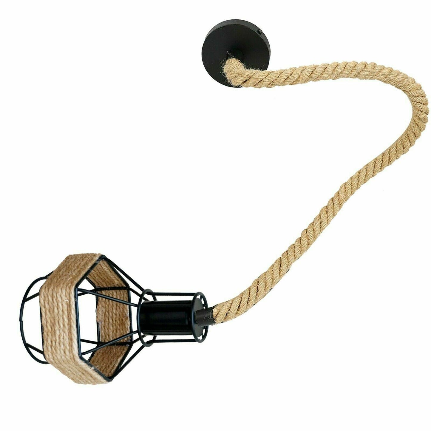 Retro Industrial Metal Pendant Light – Vintage Suspended Ceiling