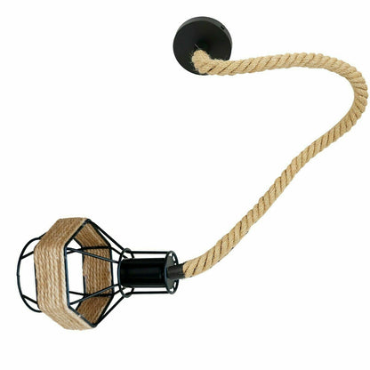 Retro Industrial Metal Pendant Light – Vintage Suspended Ceiling