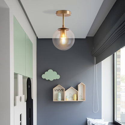 Nordic Copper Magic Bean Ball Ceiling Lamp