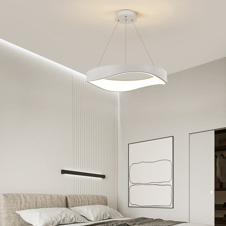 Nordic Creative Wood Grain Restaurant Bar Chandelier