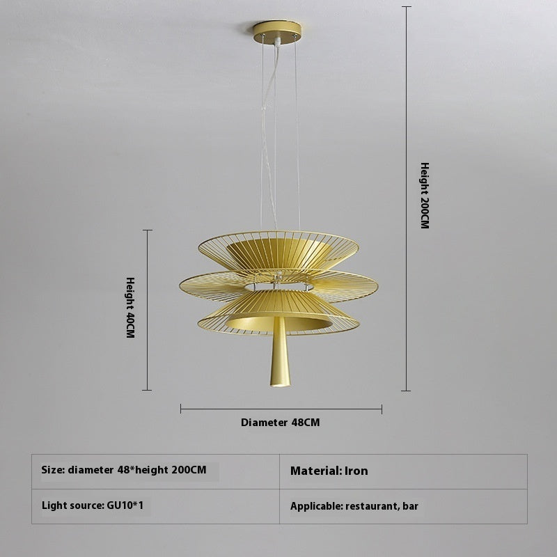 Dining Room Chandelier Minimalist Creative Hollow Art Lighting