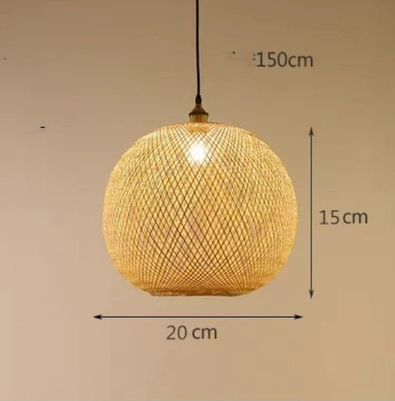 Zen Pastoral Pendant Light Minimal Tea Room