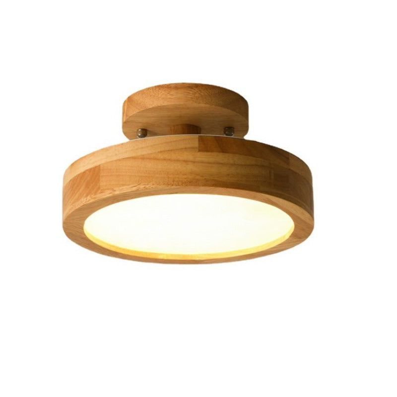 Hallway Aisle Light Household Bedroom Simple Log Corridor Ceiling Lamp