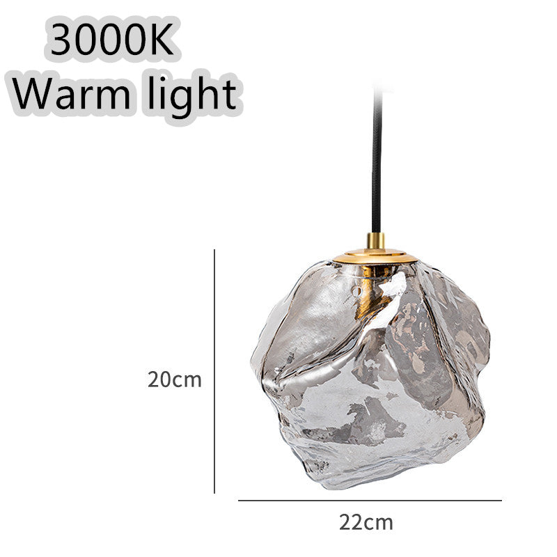 Minimalist Art Ice Cube Restaurant Chandelier Personality Creative