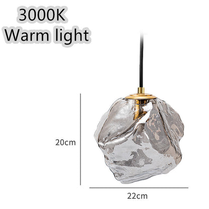 Minimalist Art Ice Cube Restaurant Chandelier Personality Creative