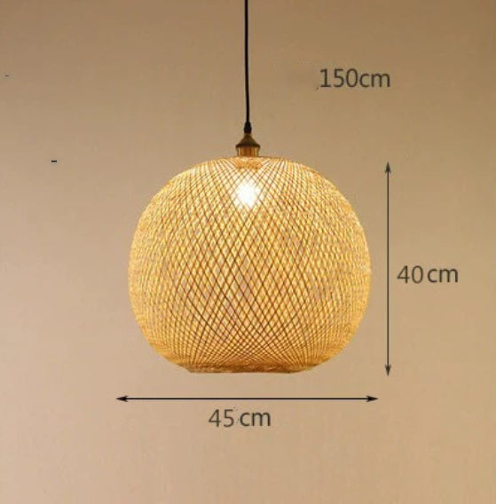 Zen Pastoral Pendant Light Minimal Tea Room