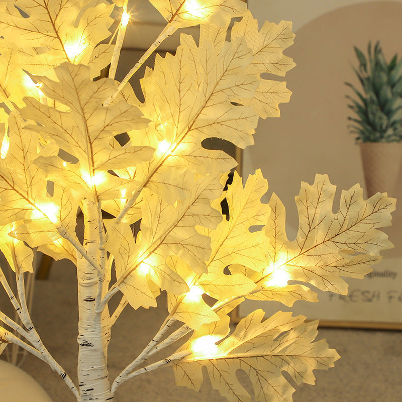 LED Maple Leaf Birch Tree Light Room