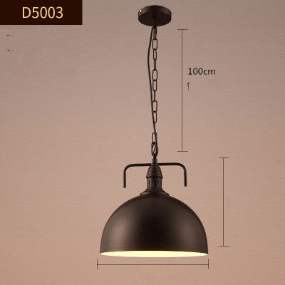 Vintage Iron Chandelier Shopping Mall Restaurant Black