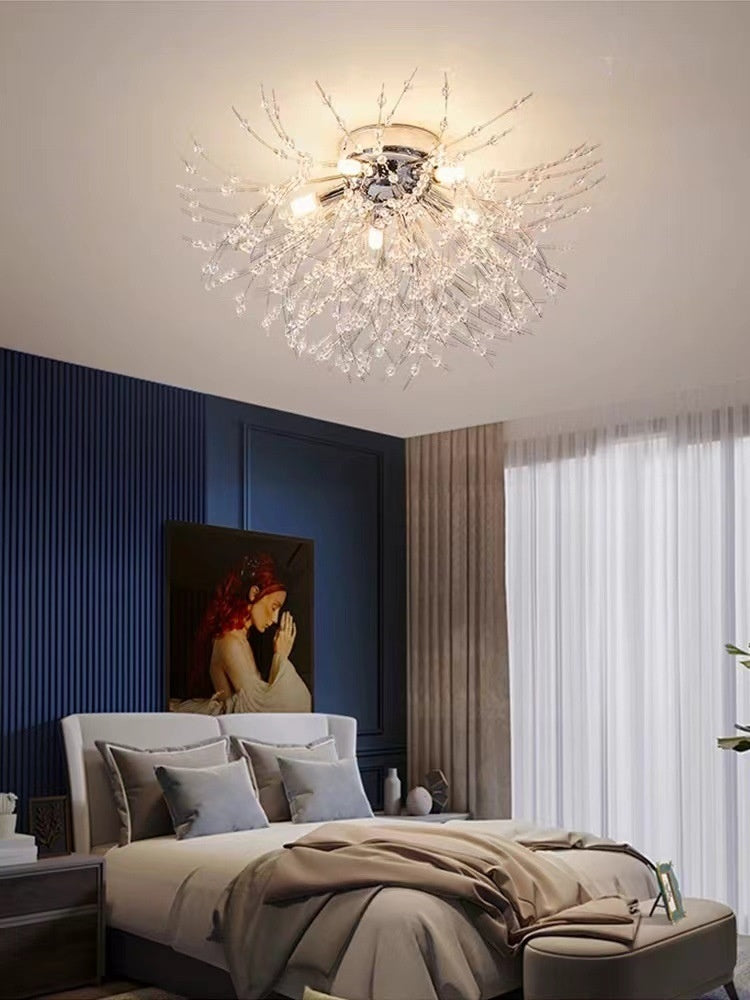 Lamp In The Living Room Dandelion Crystal Chandelier