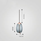 Nordic Glass Pendant Chandelier Single Head