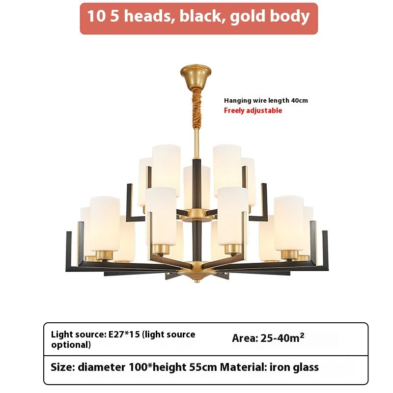 New Chinese-style Chandelier Modern Minimalist Living Room