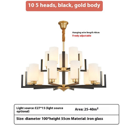 New Chinese-style Chandelier Modern Minimalist Living Room