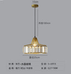 Crystal Sun Modern Pendant Light