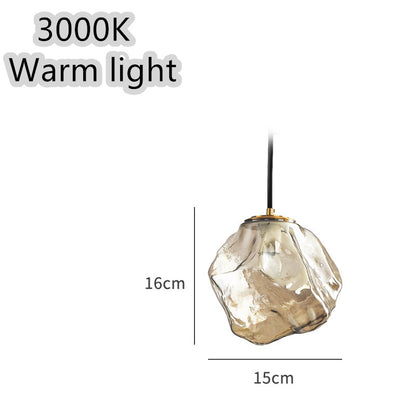 Minimalist Art Ice Cube Restaurant Chandelier Personality Creative