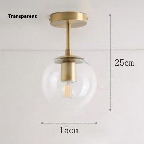 Nordic Copper Magic Bean Ball Ceiling Lamp