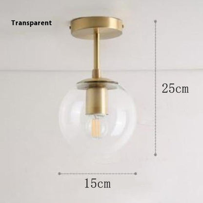 Nordic Copper Magic Bean Ball Ceiling Lamp