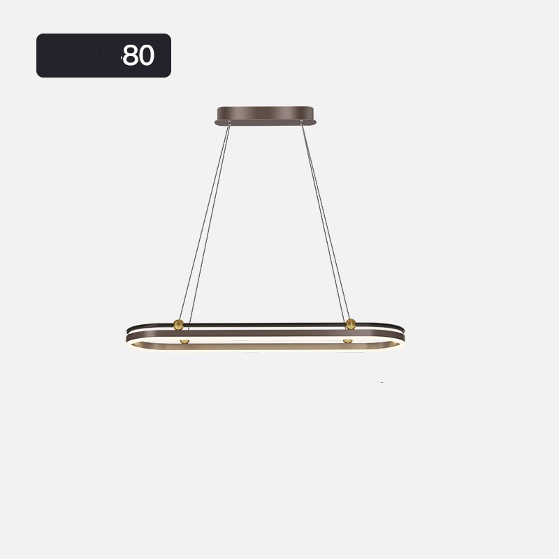 Modern Aluminum LED Pendant Chandelier with PMMA Shade