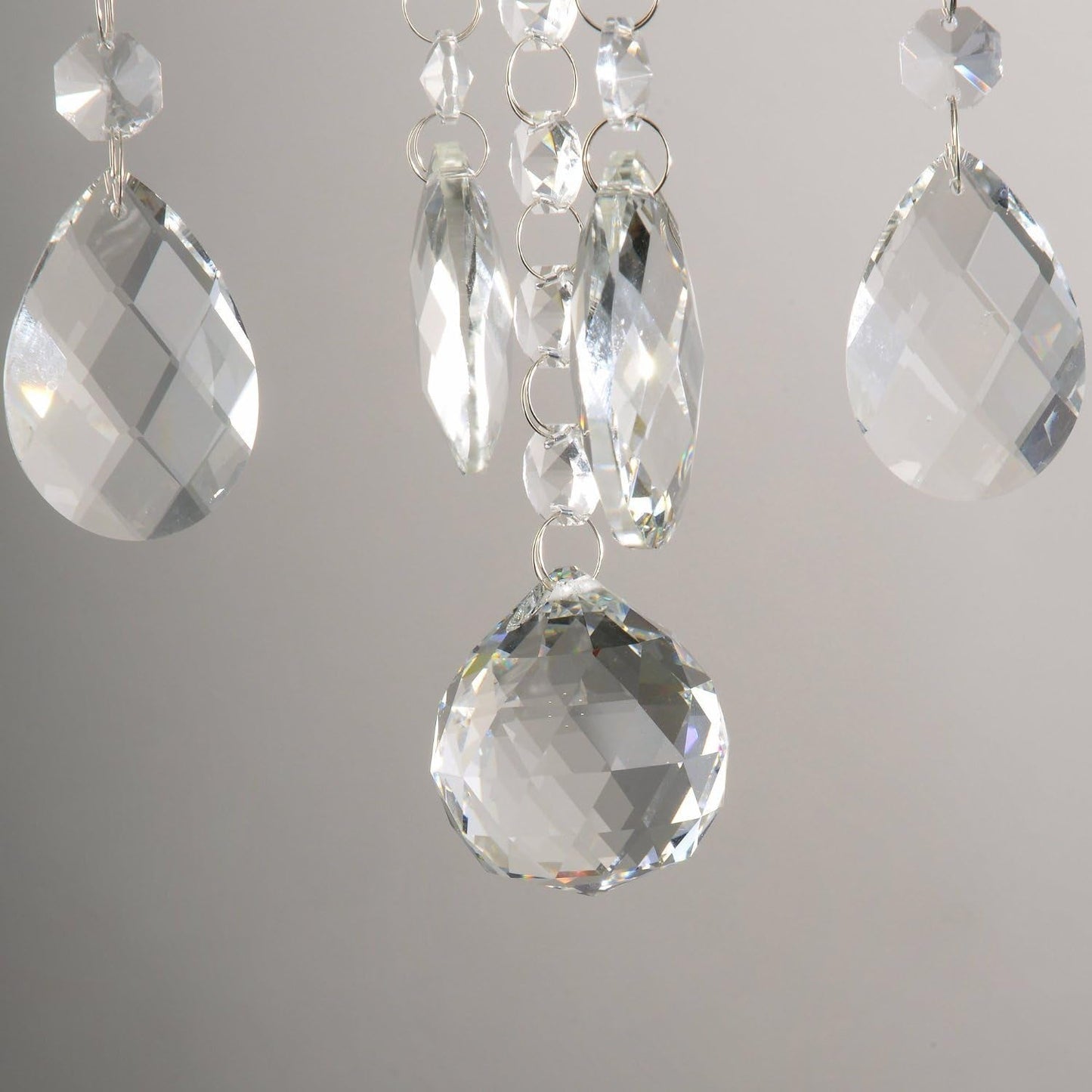 6-Light Modern Crystal Chandelier Clear K9 Light