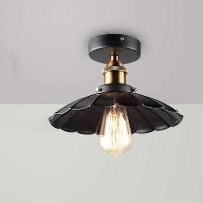 Iron Ceiling Lamp Bedroom Corridor Single-head Droplight