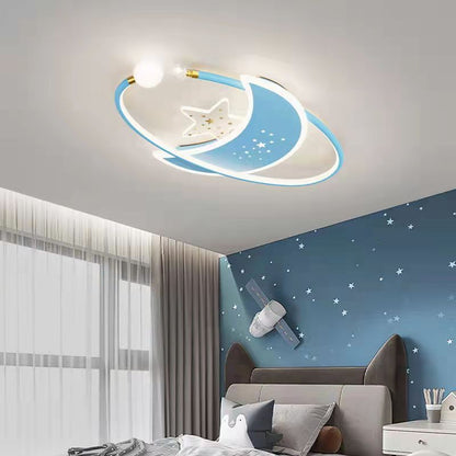 Children's Room Lamp Creative Moon XINGX Cloud Bedroom Ceiling Lamp