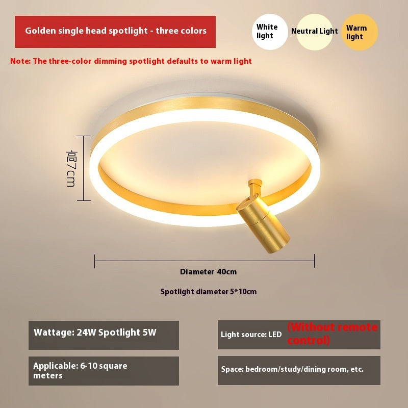 Bedroom Light Simple Modern Household Round Ceiling Lamp