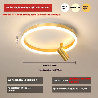 Bedroom Light Simple Modern Household Round Ceiling Lamp