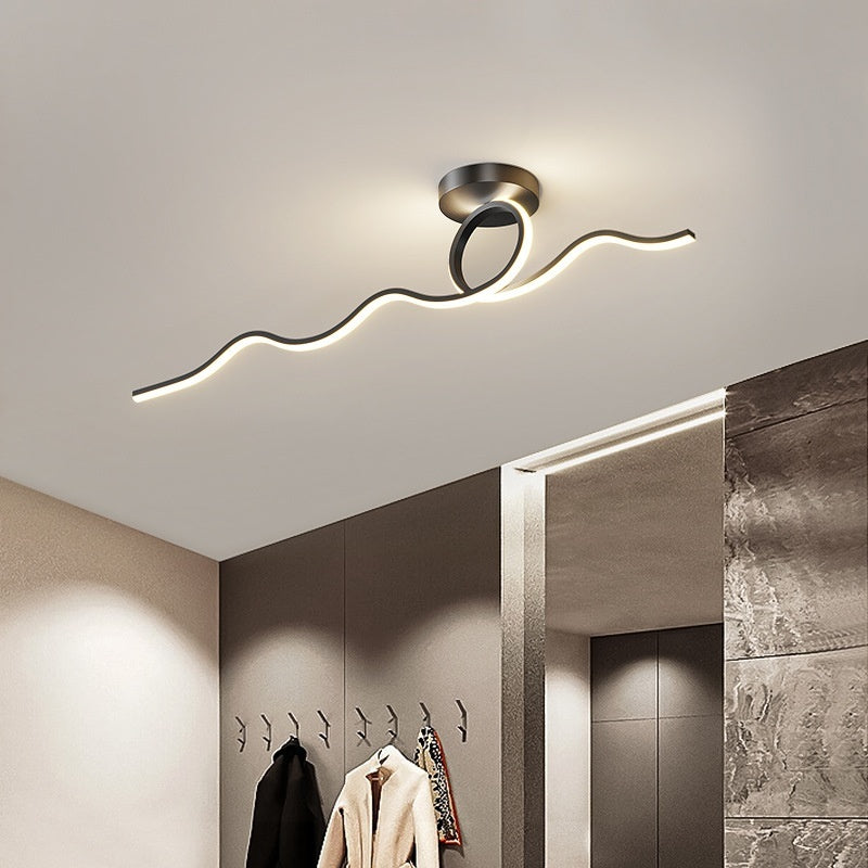 Aisle Corridor Simple Modern Entrance Foyer Hallway Balcony Cloakroom Ceiling Strip Ceiling Lamp