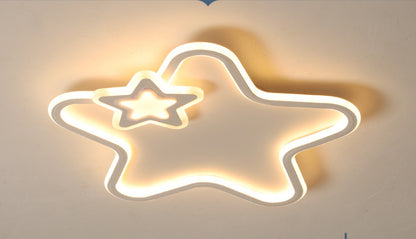 Children's Room Ceiling Led Bedroom Light Five-pointed Star Lamp