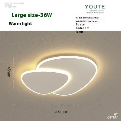 Bedroom Ceiling Lamp Triangle Art