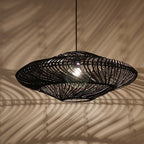 Zen Rattan Woven Pendant Ceiling Lamp