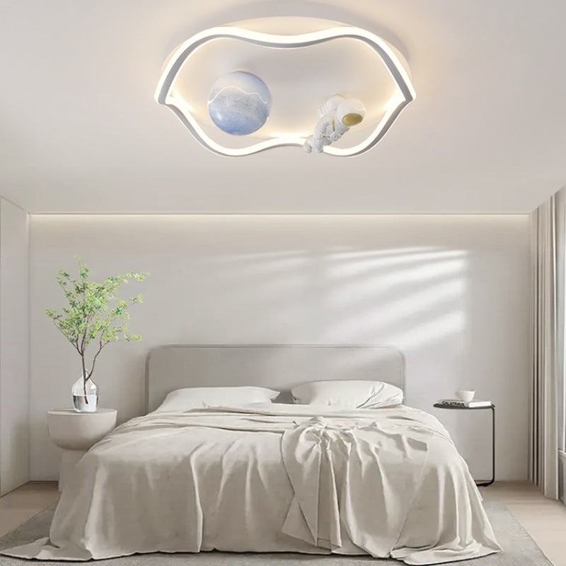 Minimalist Creative Astronaut Children's Room Bedroom Ceiling Lamp