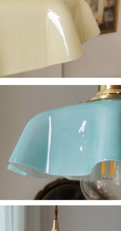 Medieval Brass Flower Bud French Light Luxury Cream Chandelier