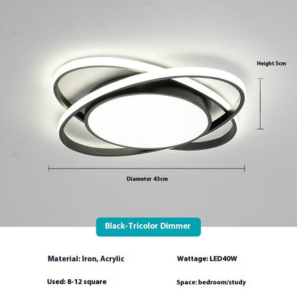 Master Bedroom Lamp New Simple Modern Atmosphere Living Room Ceiling Round Balcony